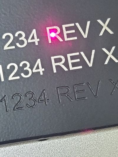 Laser Engraving on Powder Coated Aluminum