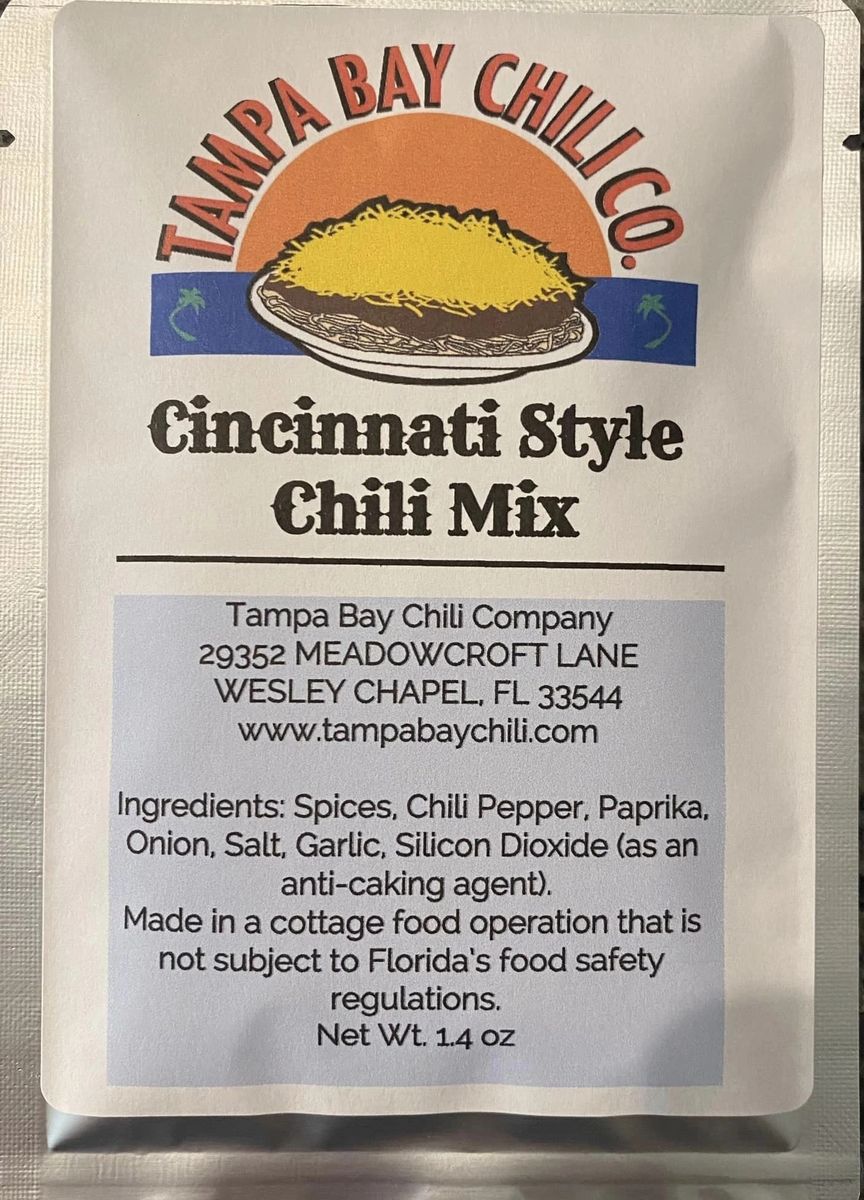 Cincinnati Style Chili Seasoning Mix Packet
