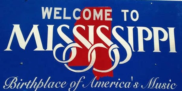 Welcoming signage while entering Mississippi, where G.A.I.N is based. 