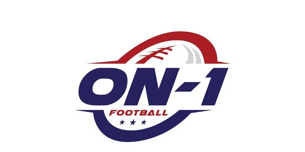 Logo for ON-1 Football with a stylized football and bold text.