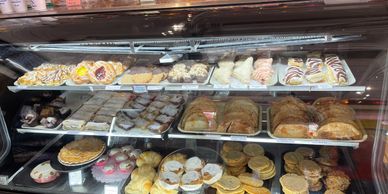 Fresh pastries and breads baked daily
