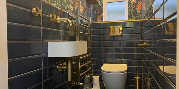 An updated downstairs loo refurb.