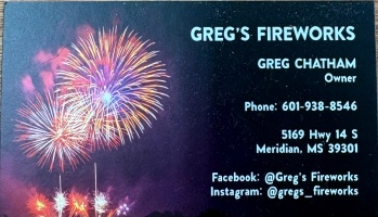Greg’s fireworks