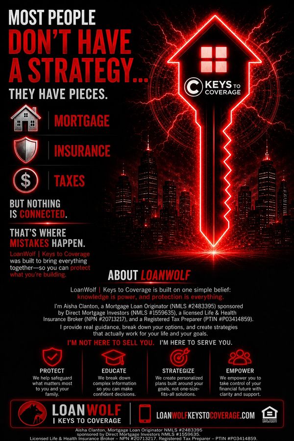 LoanWolf emphasizes strategy in mortgage, insurance, and taxes for financial protection.