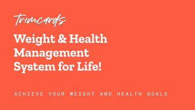 Weight and health management system promotional image.