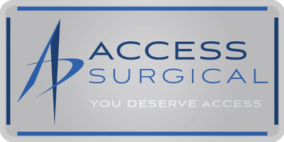 Access Surgical - You Deserve Access. Medical Caduceus Symbol. 