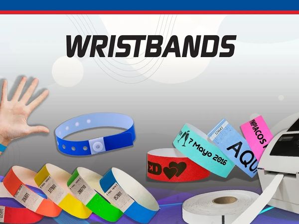 Wristbands for the development of your events, Tyvek, Plastic, Thermal.