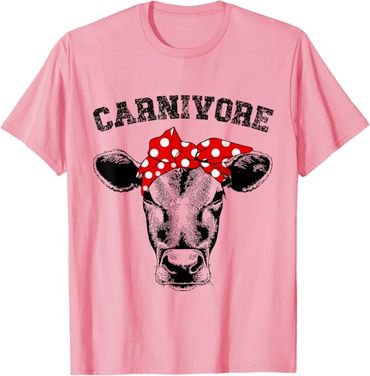 funny pink carnivore t-shirt 