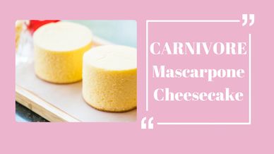 carnivore mascarpone cheesecake