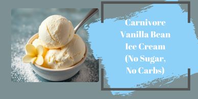 carnivore ice creams in the bowl