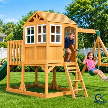 wooden playhouse
