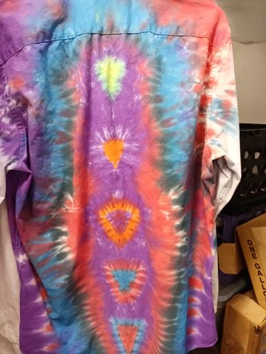 We also custom dye dress shirts