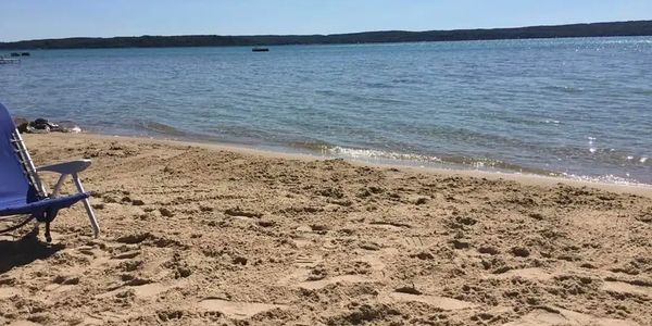 Private Beach on Crystal Lake