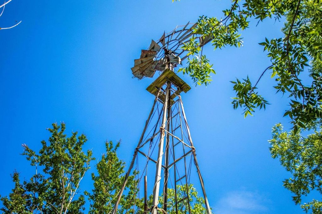 Antique windmill