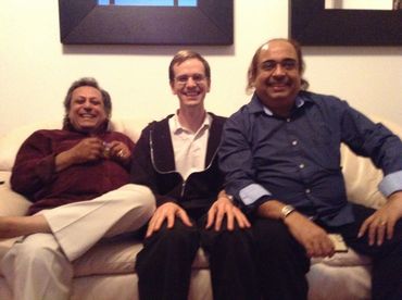 With Pandit Swapan Chaudhuri and Pandit Tejendra Majumdar