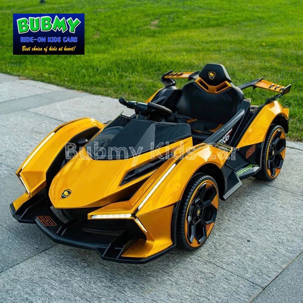 Pre-Order/Layby: 12Volts Gold Lamborghini Inspired 4WD Luxury Car W ...