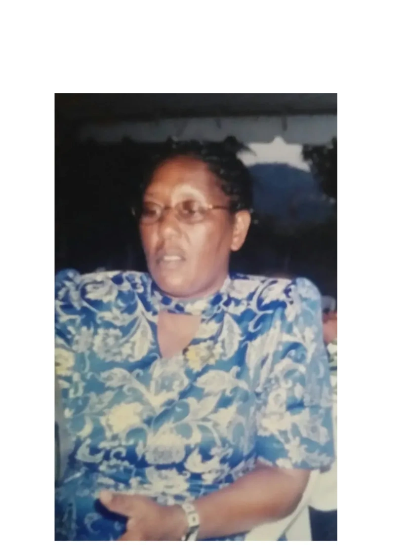 Shirley Walters. Shirley Walters Foundation. Female wearing blue dress.