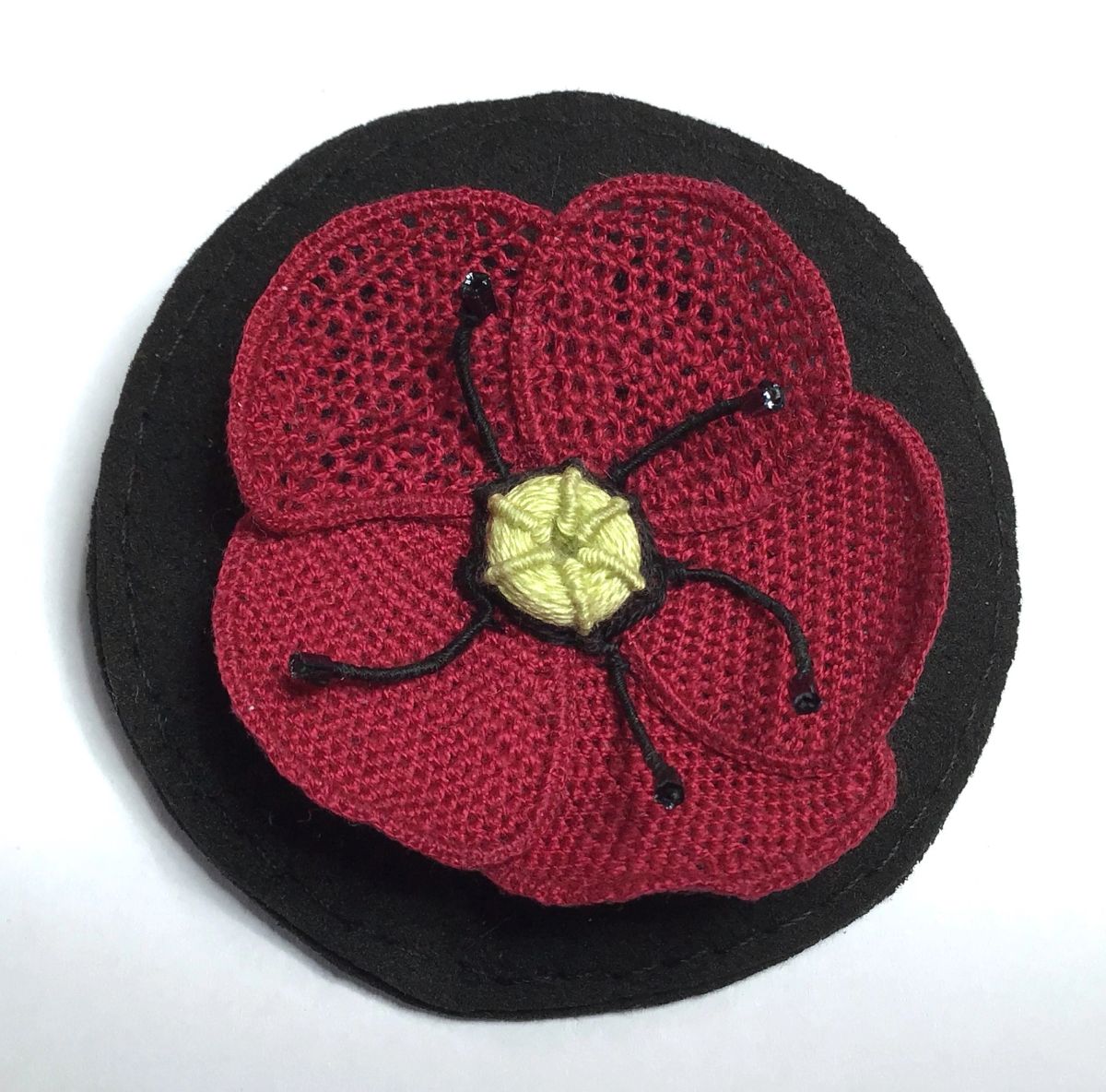 The Pink Poppy - an introduction to needlelace