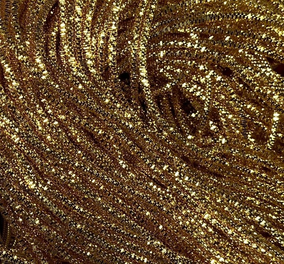 Bright Check Purl - Yellow Gold (EM178)