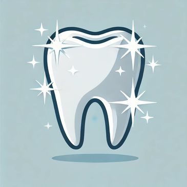 sparkling tooth after teeth whitening