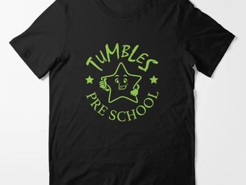 Super soft and cute Tumbles preschool t-shirt.