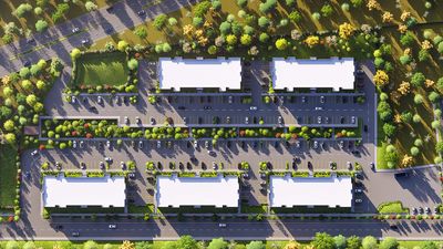 3D aerial for 9.02 acre fully entitled multifamily lot for sale in spring lake nc