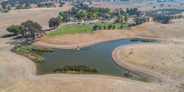 Beautiful picture of the pond. Chandler Ranch located off highway 41 near creston & stanger wines
