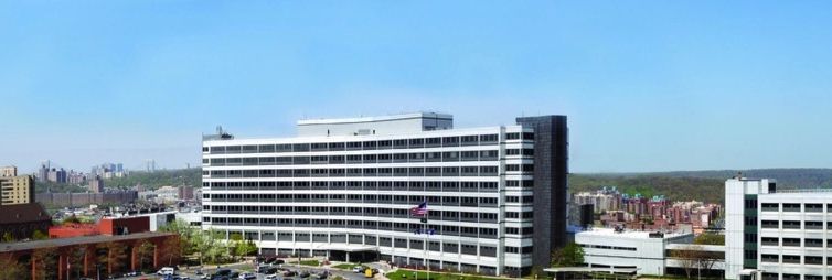 Aerial view of the James J Peters VA Medical Center, Bronx, NY