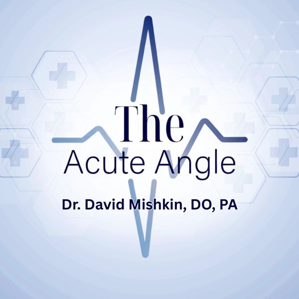 Logo for The Acute Angle by Dr. David Mishkin, DO, PA