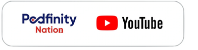 Podfinity Nation YouTube channel logo with red and black text.