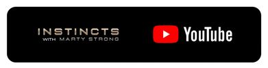 Logo banner for Instincts with Marty Strong YouTube channel.