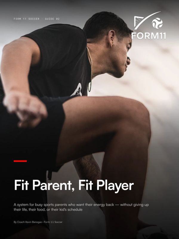 Man preparing for exercise in sportswear.