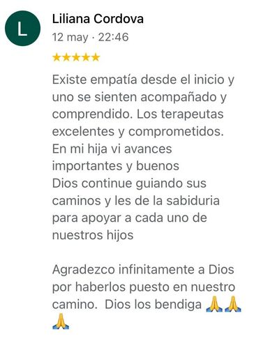 Opiniones de la experiencia en las terapias para autismo