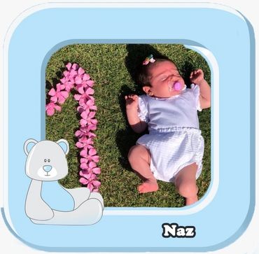 Bebeğim Akademi online emzirme eğitimiyle 1 aylık olan Naz bebek