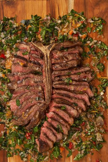 t-bone, steak , food photographer. miami,food photographer, chimichurri, porterhouse ,meat of bone