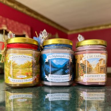 Nightingale-Inspired Creamed Honey Gift featuring for Book Club Hostess Gifts or Favors