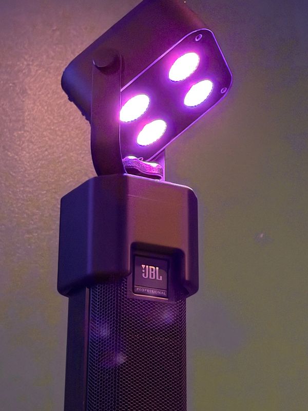 Designed for the JBL PRX ONE speaker system our Black mini light backet