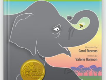 Children's picture book Elephant Who Wanted to be a Bee illustrated storybook author Valerie Harmon
