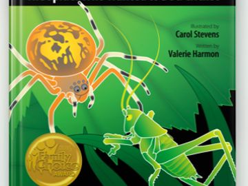 Childrens picture book Spider Who Wanted to be a Cricket illustrated storybook author Valerie Harmon
