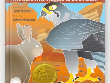 Children's picture book HareWho Wanted to be a Falcon illustrated storybook author Valerie Harmon