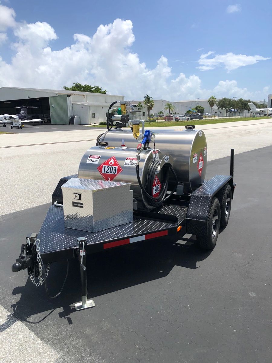 JETSTAR 2 X 280 110 GALLON FUEL TRAILER (Street Legal with Hazmat)