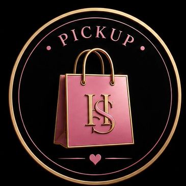 Logo of a pink airplane with the word 'SHIPPING'.