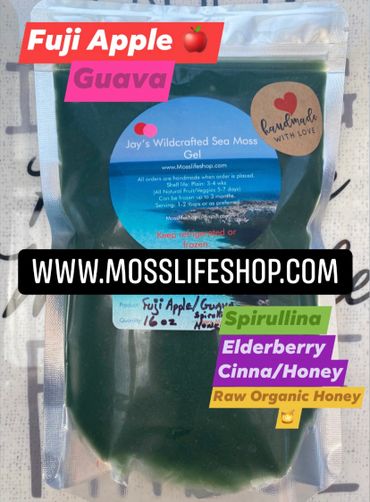 Fuji Apple and Guava Sea Moss Gel