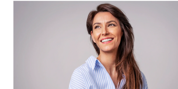 Happy, peaceful, healthy woman