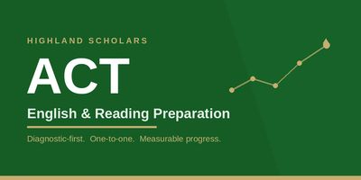 ACT English &amp; Reading prep with personalized, measurable progress.