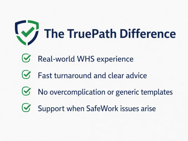 The TruePath Difference highlights expert WHS experience and clear, supportive advice.