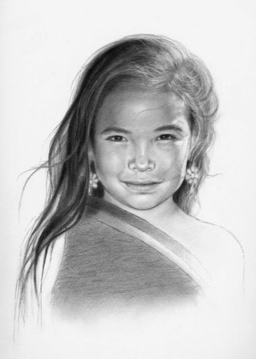 Graphite Drawing by Karen Clarkson