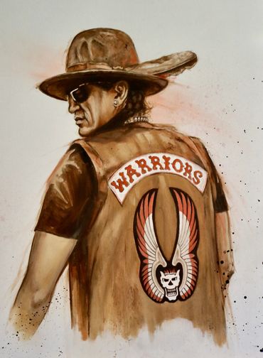 Painting of Gene Braverock