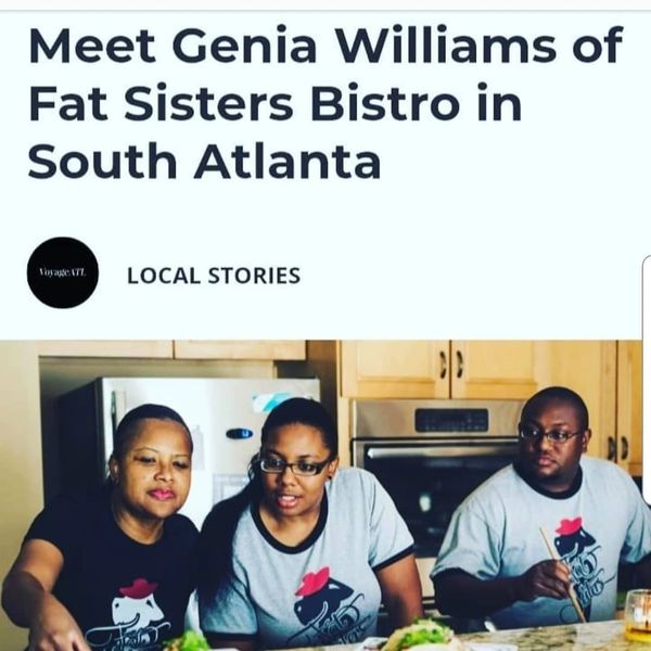 Press: Meet Chef Genia Williams of Fat Sisters Meal Prep/Catering. Interview with Voyage ATL.