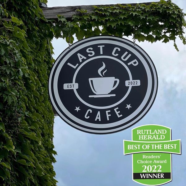 Last Cup Cafe was voted Best Coffee Shop in Rutland 2022